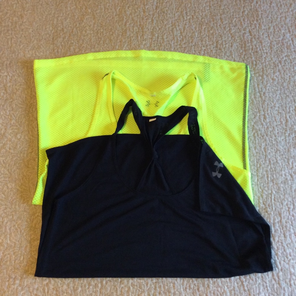2 Under Armour athletic tank tops